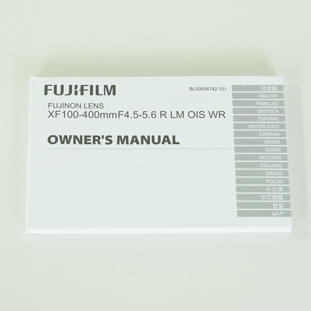 FUJIFILM XF100-400mmF4.5-5.6 R LM OIS WR