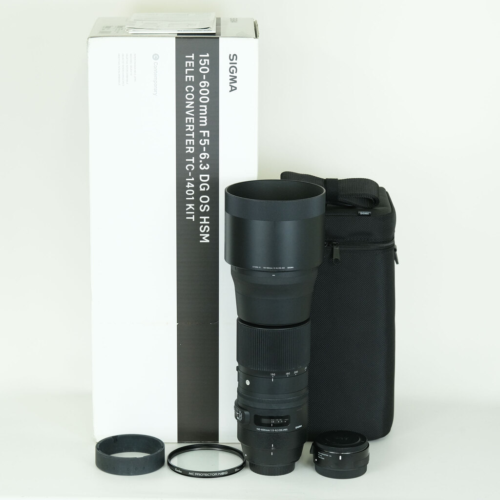 SIGMA Contemporary 150-600mm F5-6.3 DG 1.4xテレコンバーターキット (キヤノンEF用)