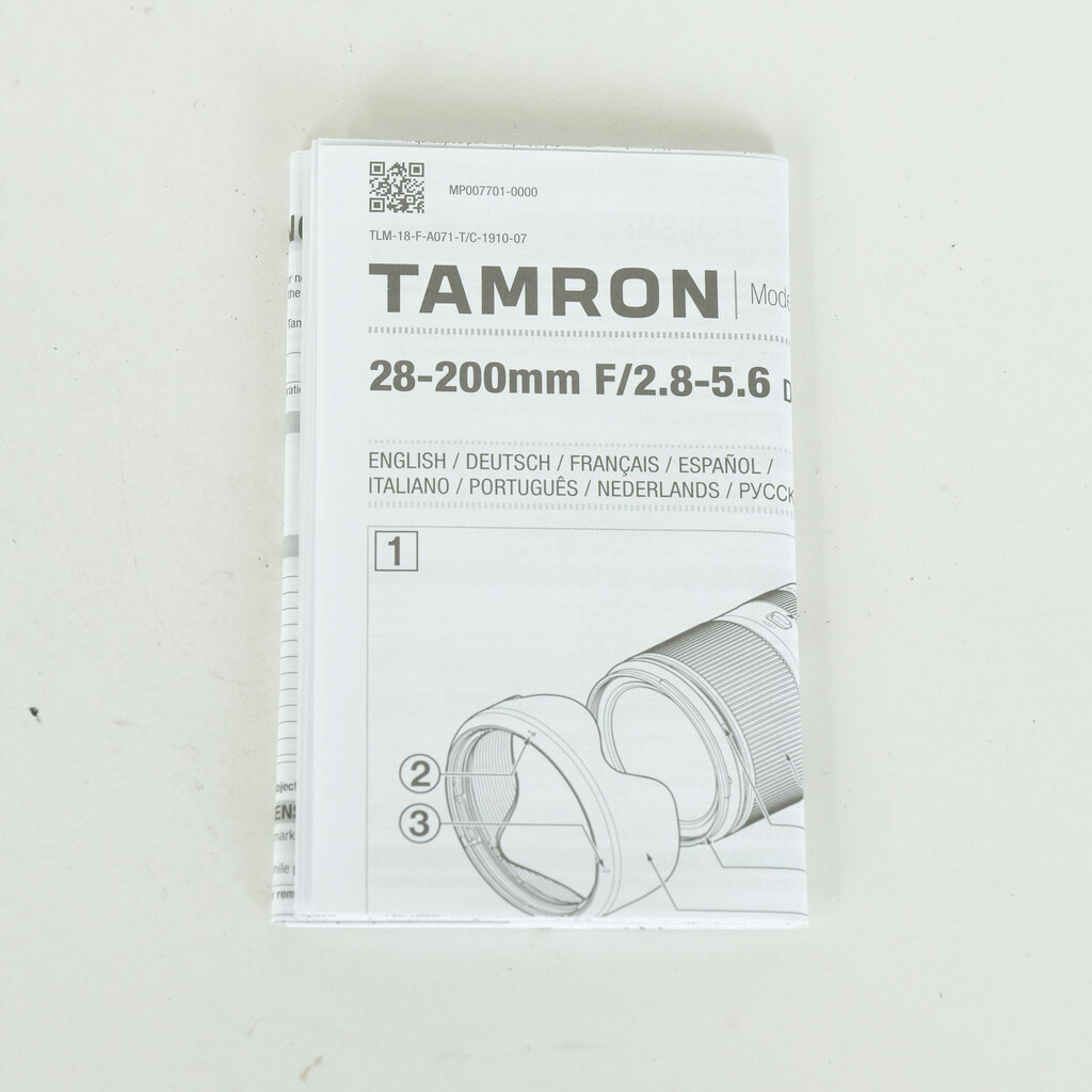 TAMRON 28-200mm F/2.8-5.6 Di III RXD (Model A071) [ソニーE用]