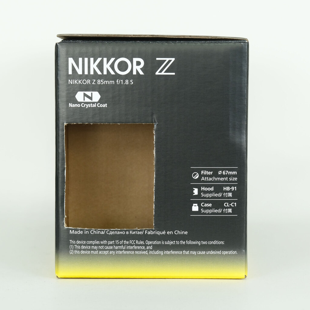Nikon NIKKOR Z 85mm f/1.8 S