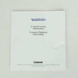 Voigtlander NOKTON classic 35mm F1.4 [ソニーE用]