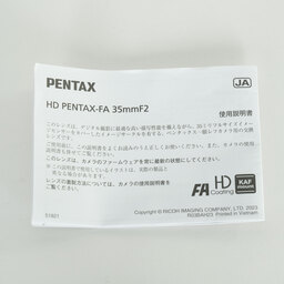 PENTAX HD PENTAX-FA 35mmF2