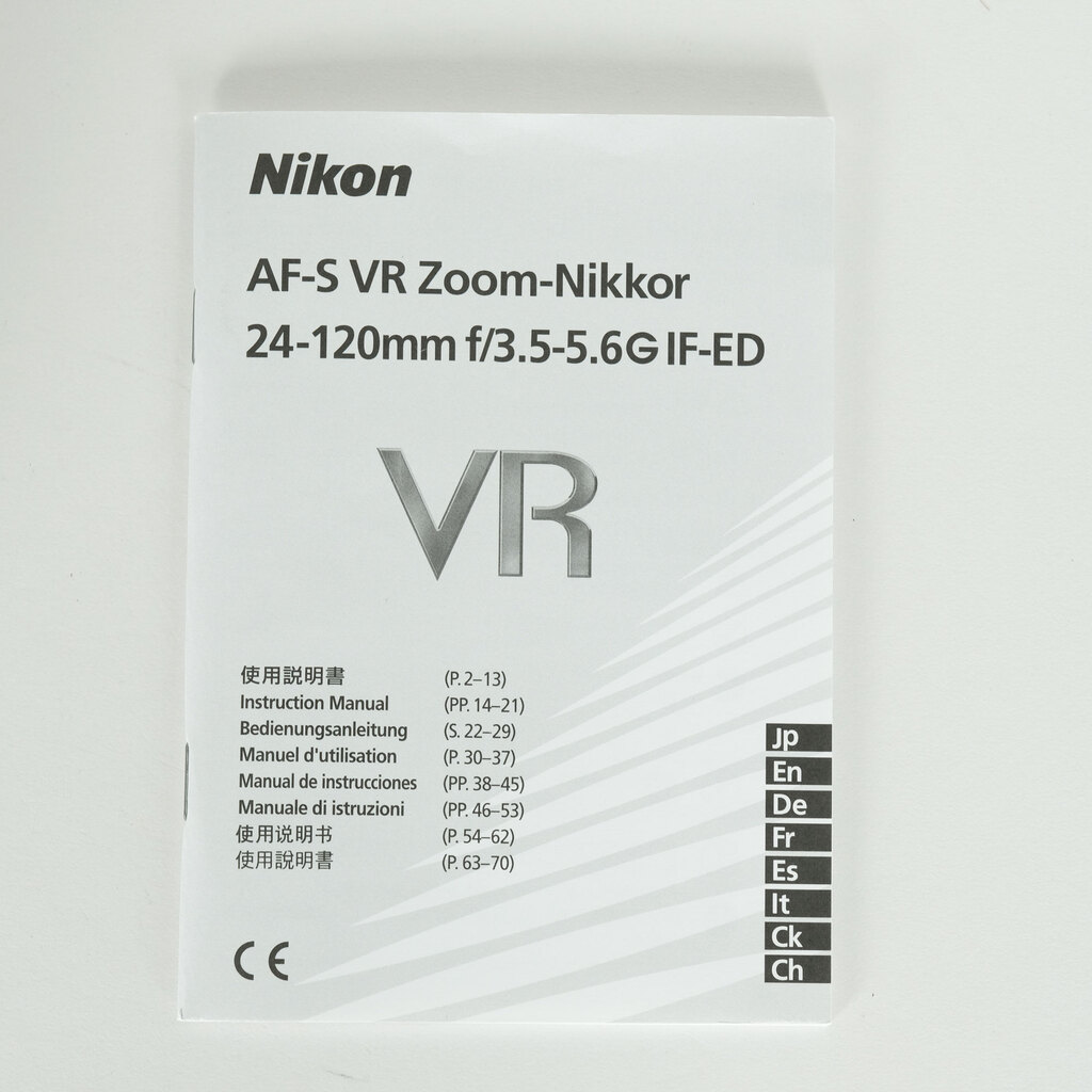 Nikon AF-S VR Zoom-Nikkor 24-120mm F3.5-5.6G IF-ED