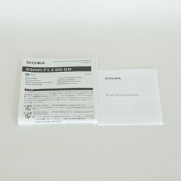 SIGMA 50mm F1.2 DG DN｜Art [ソニーE用]