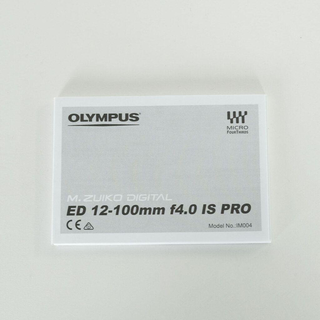 OLYMPUS M.ZUIKO DIGITAL ED 12-100mm F4.0 IS PRO