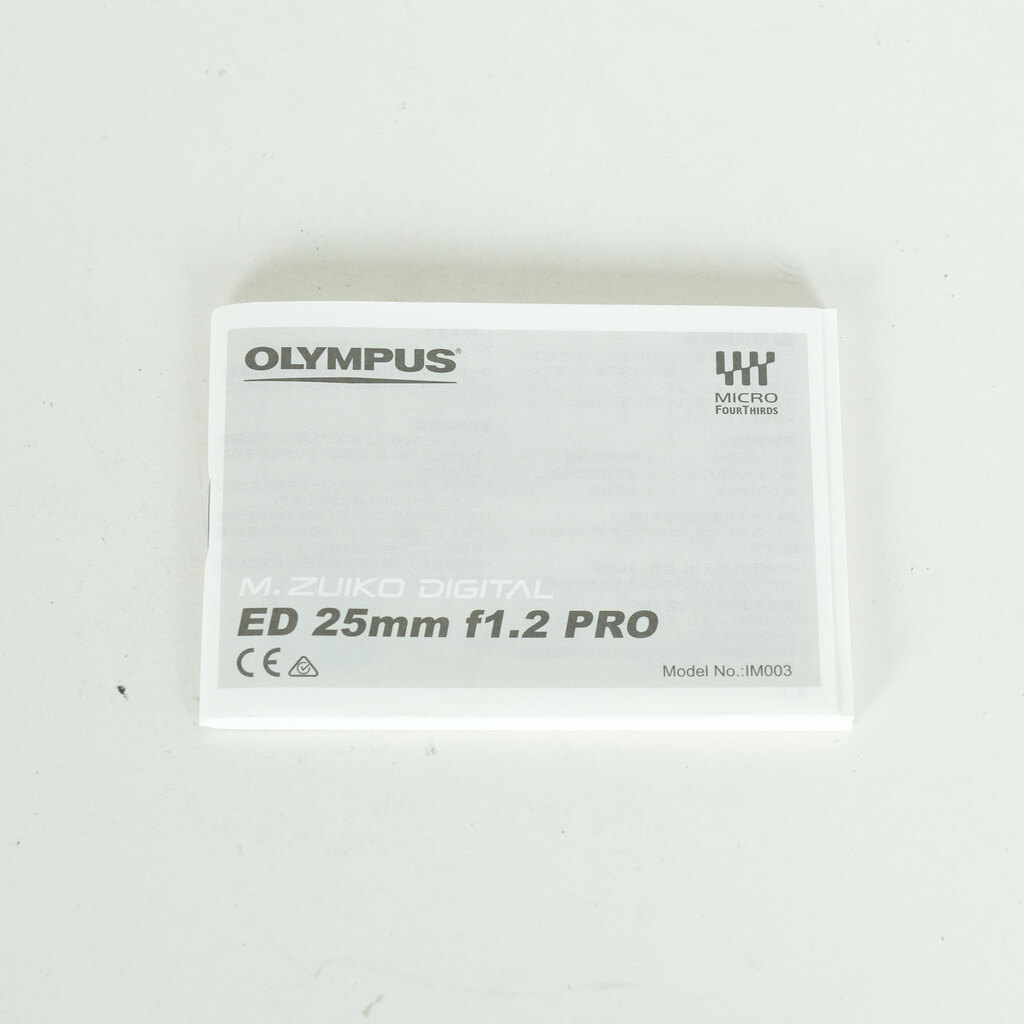 OLYMPUS M.ZUIKO DIGITAL ED 25mm F1.2 PRO