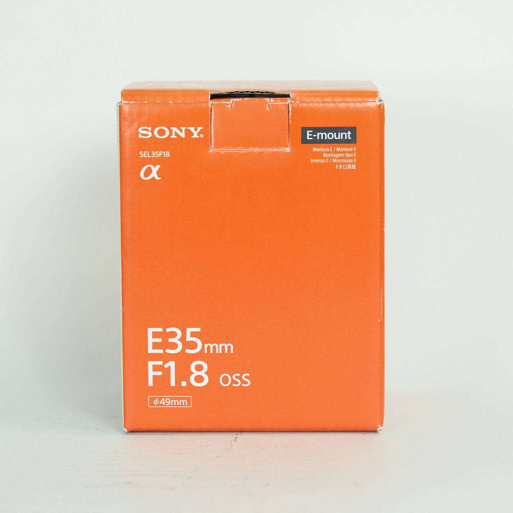 SONY E 35mm F1.8 OSS SEL35F18
