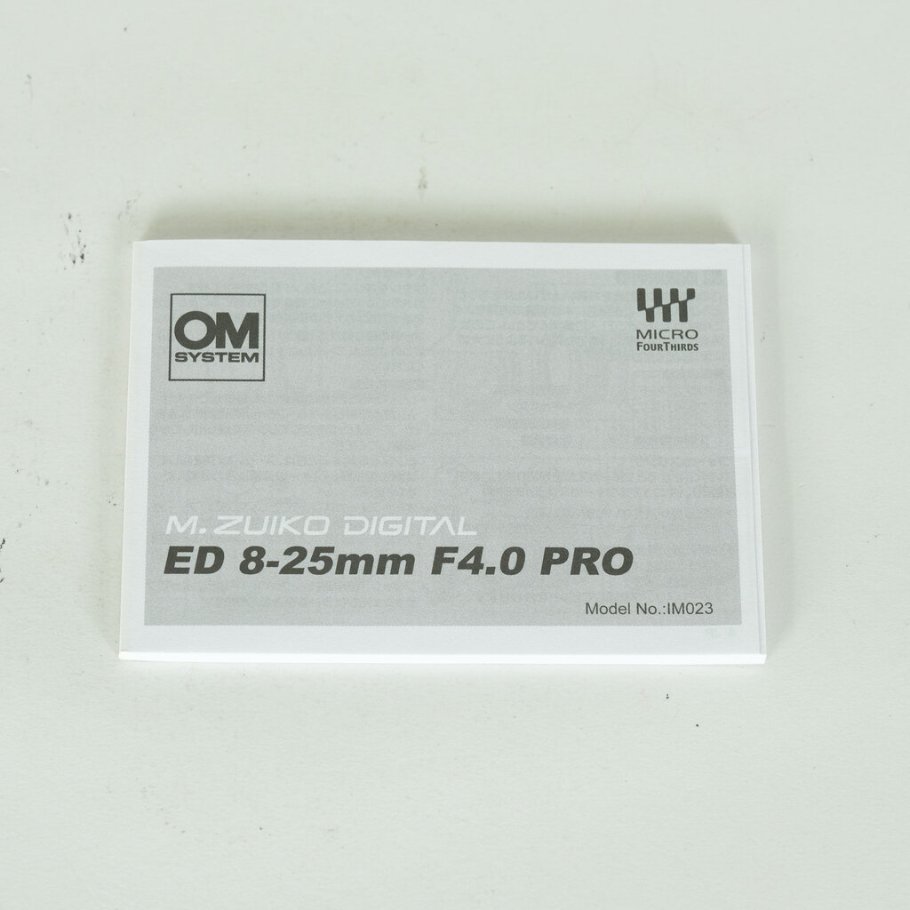 OLYMPUS M.ZUIKO DIGITAL ED 8‑25mm F4.0 PRO