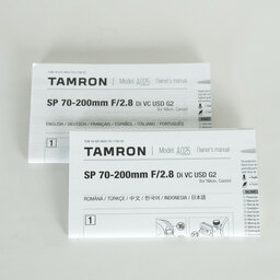 TAMRON SP 70-200mm F/2.8 Di VC USD G2 (Model A025) [ニコンF用]