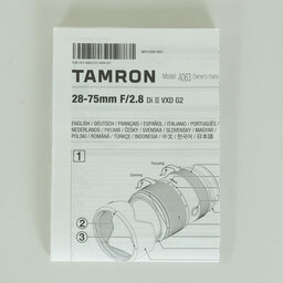 TAMRON 28-75mm F/2.8 Di III VXD G2 (Model A063) [ニコンZ用]