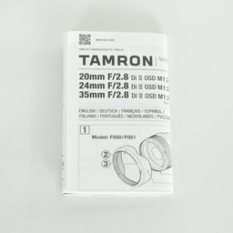 TAMRON 35mm F/2.8 Di III OSD M1:2 (Model F053) [ソニーE用]