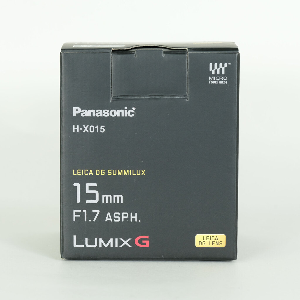Panasonic LEICA DG SUMMILUX 15mm F1.7 ASPH. Panasonic LEICA DG SUMMILUX 15mm F1.7 ASPH.
