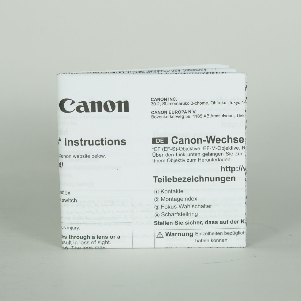 Canon RF50mm F1.8 STM Canon RF50mm F1.8 STM