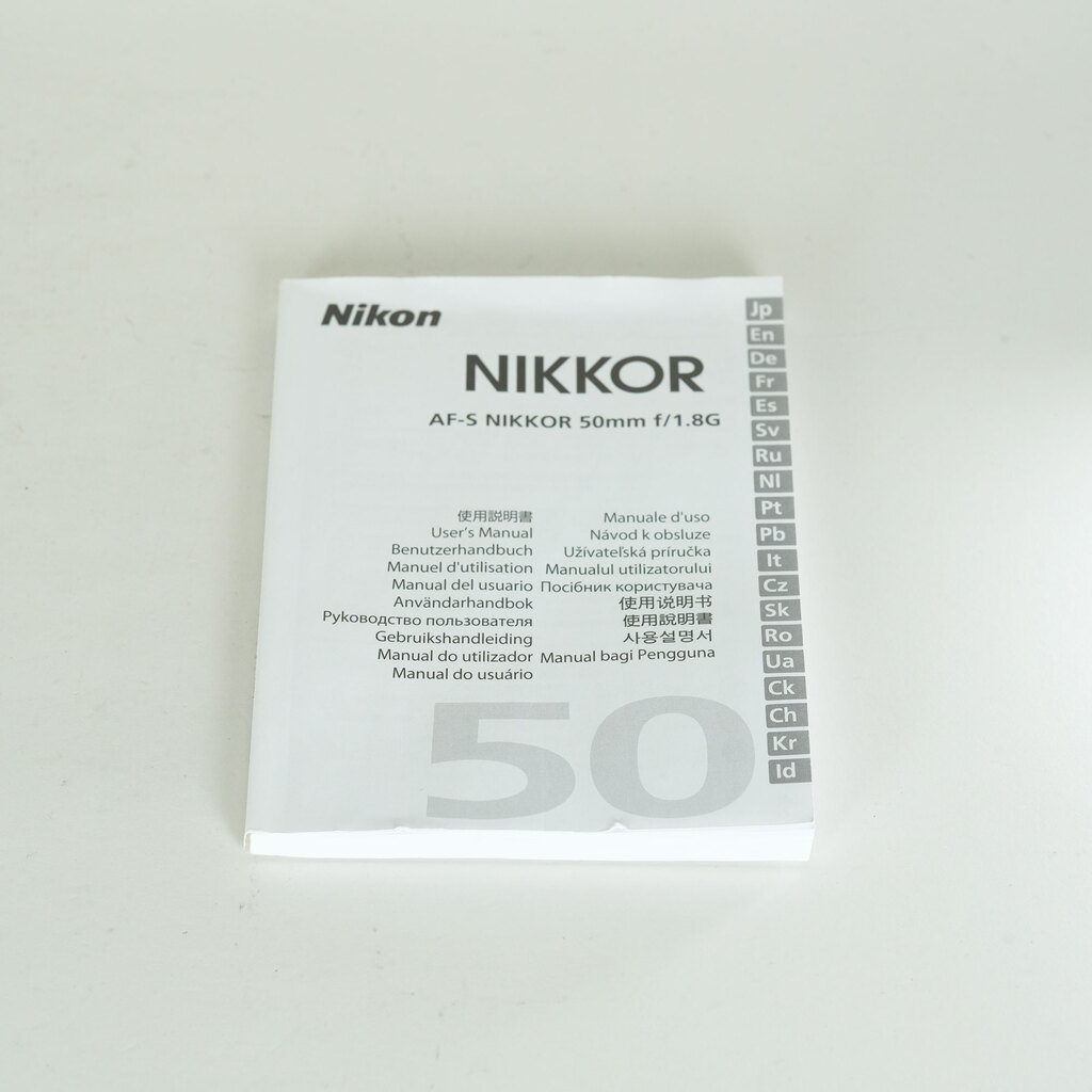 Nikon AF-S NIKKOR 50mm f/1.8G Nikon AF-S NIKKOR 50mm f/1.8G