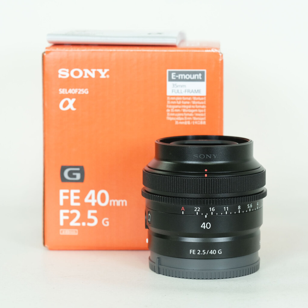 SONY FE 40mm F2.5 G SEL40F25G