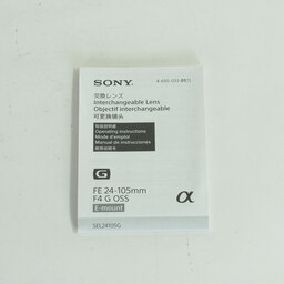 SONY FE 24-105mm F4 G OSS SEL24105G