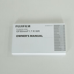 FUJIFILM GF80mmF1.7 R WR