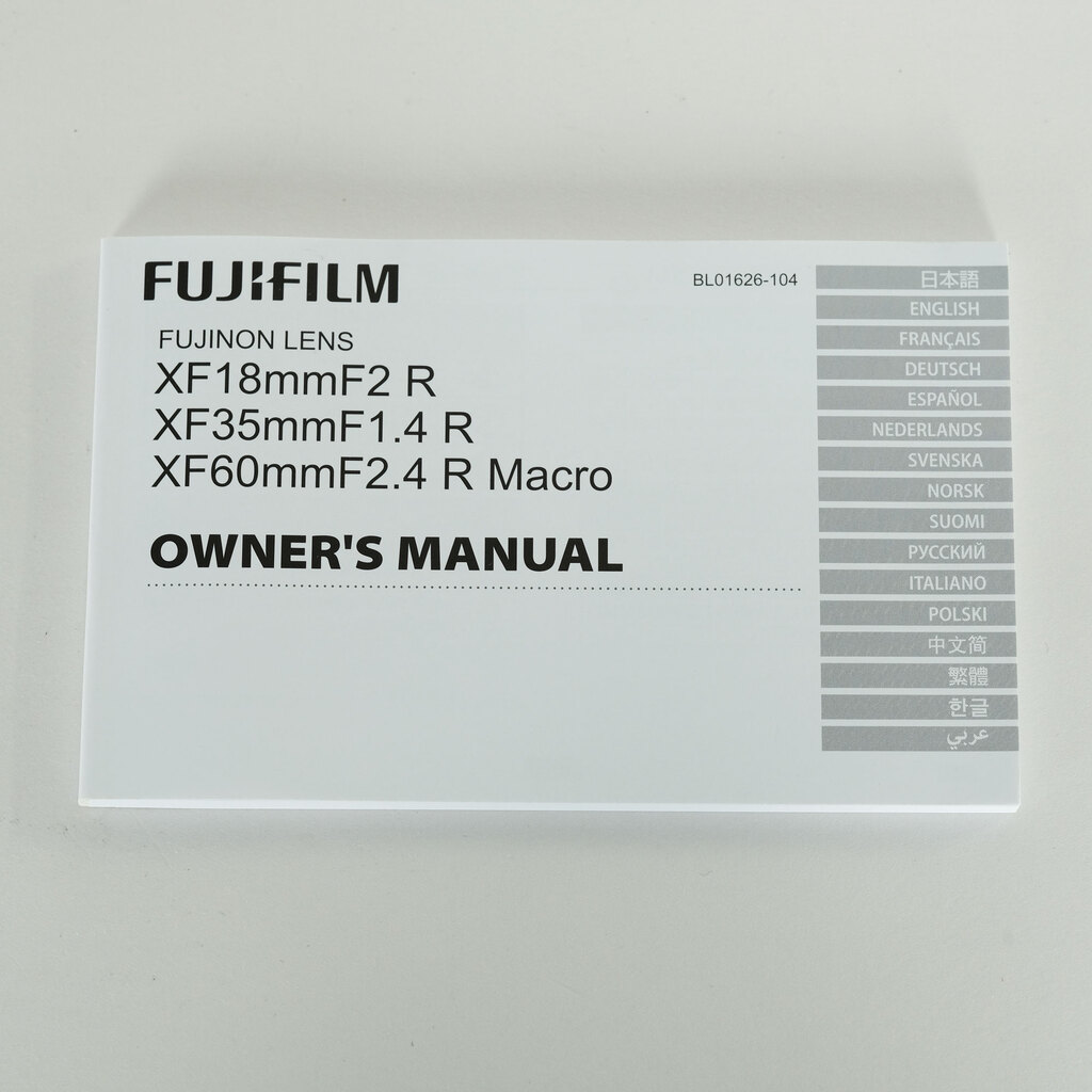 FUJIFILM XF60mmF2.4 R Macro