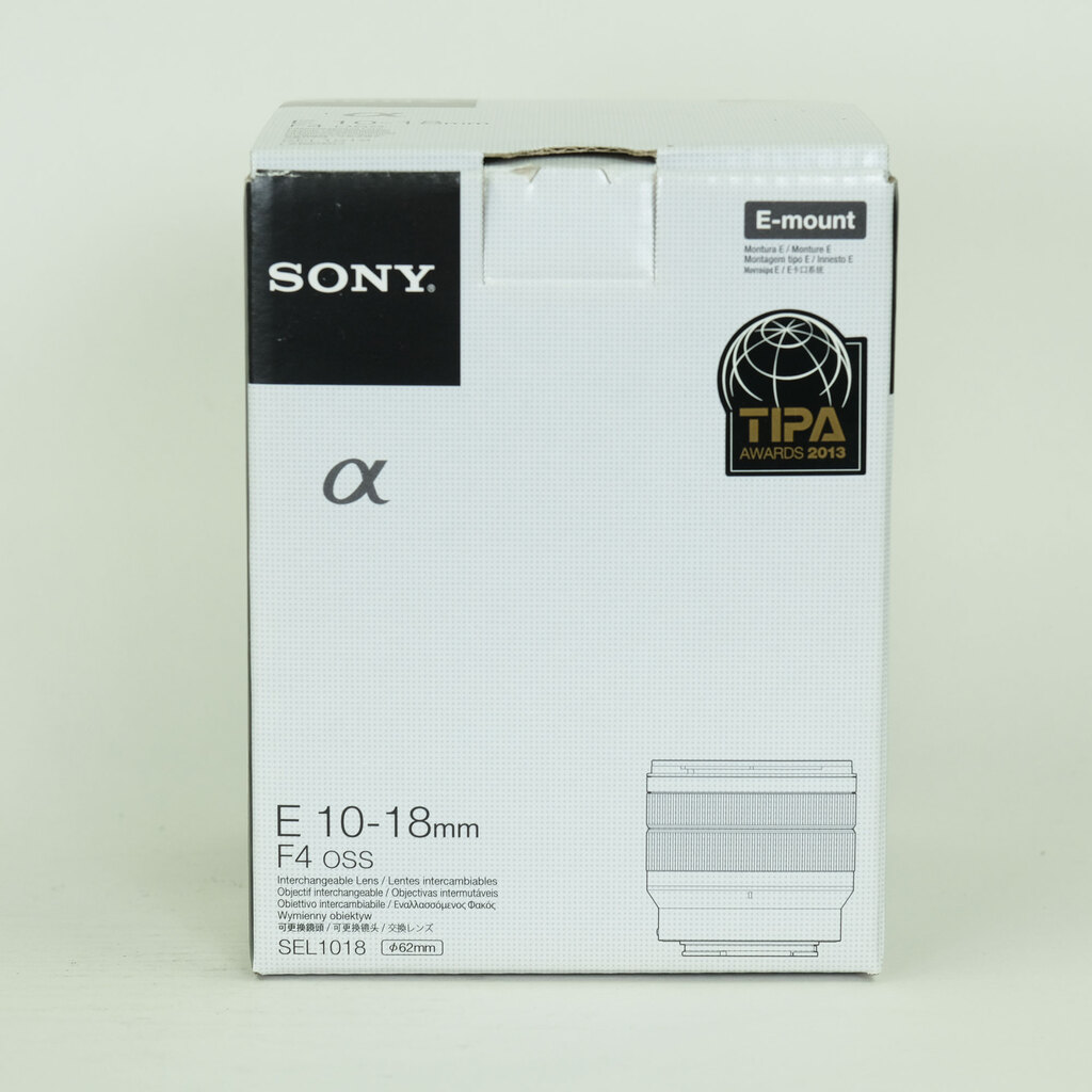 SONY E 10-18mm F4 OSS SEL1018