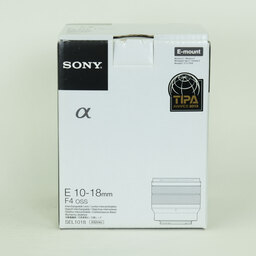 SONY E 10-18mm F4 OSS SEL1018