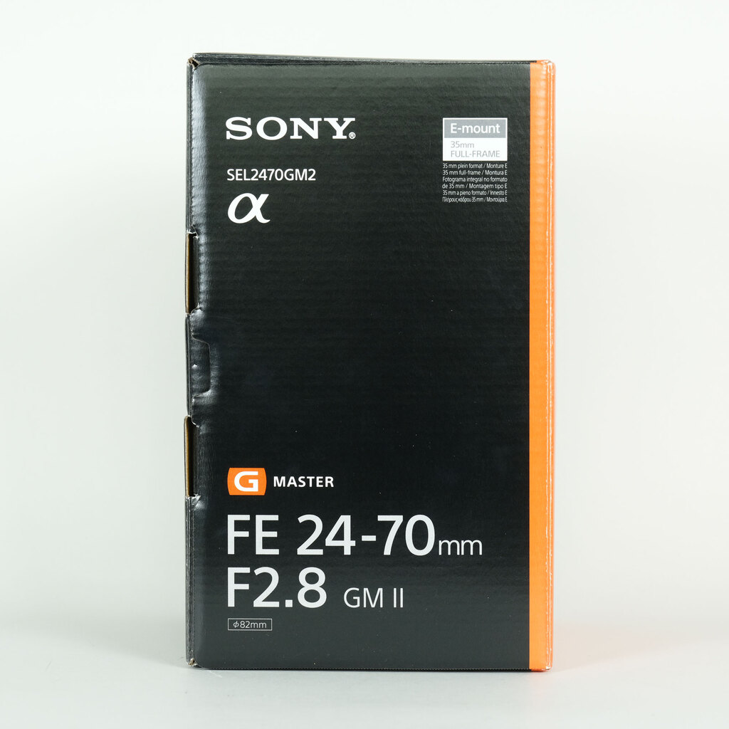 SONY FE 24-70mm F2.8 GM II SEL2470GM2 SONY FE 24-70mm F2.8 GM II SEL2470GM2