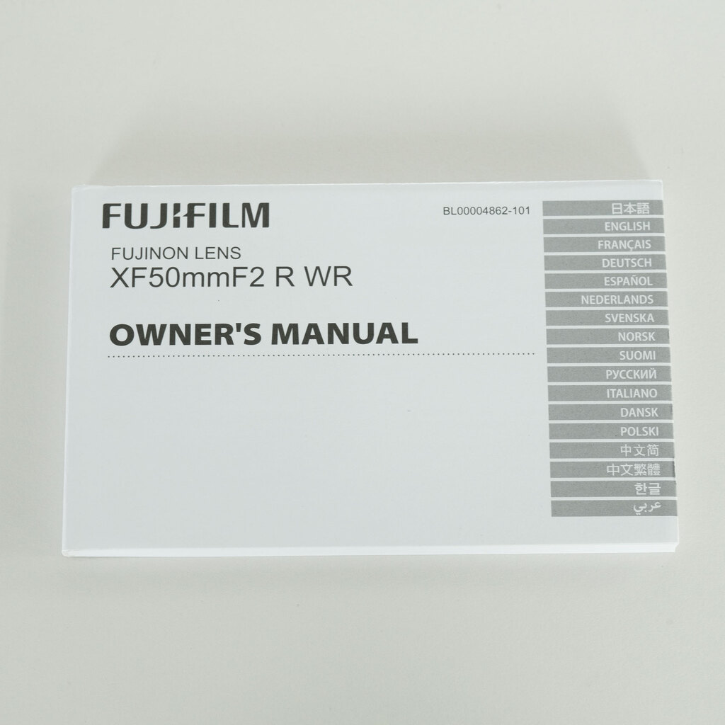 FUJIFILM XF50mmF2 R WR
