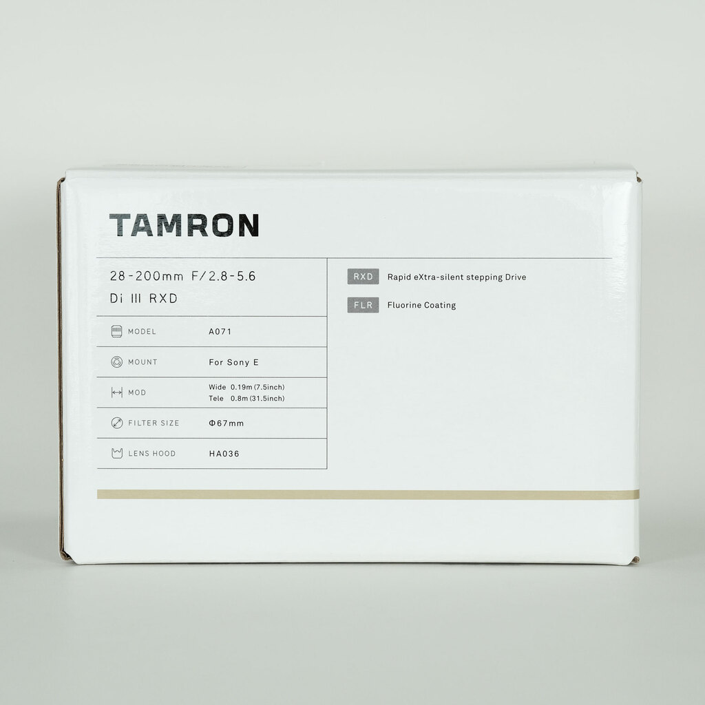 TAMRON 28-200mm F/2.8-5.6 Di III RXD (Model A071) [ソニーE用]