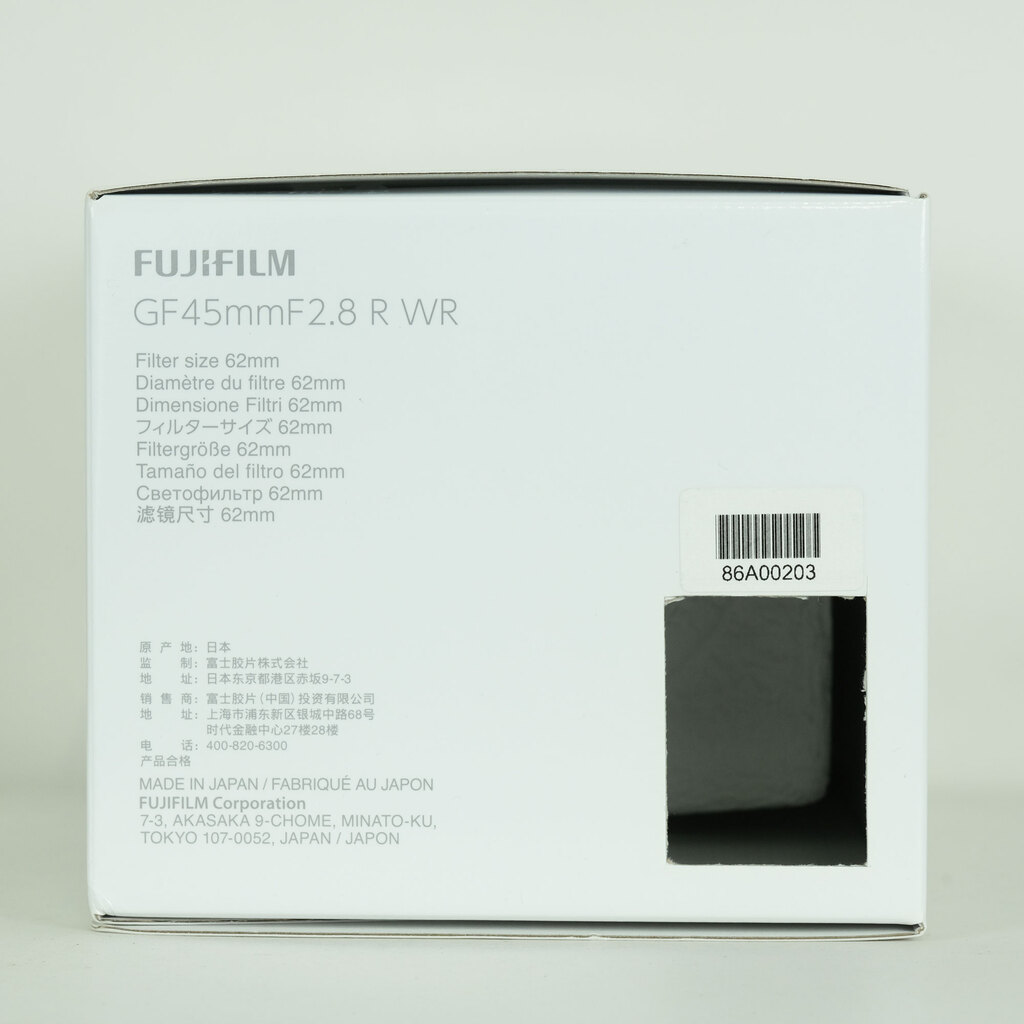 FUJIFILM GF45mmF2.8 R WR