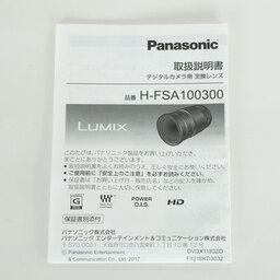 Panasonic LUMIX G VARIO 100-300mm / F4.0-5.6 II / POWER O.I.S.