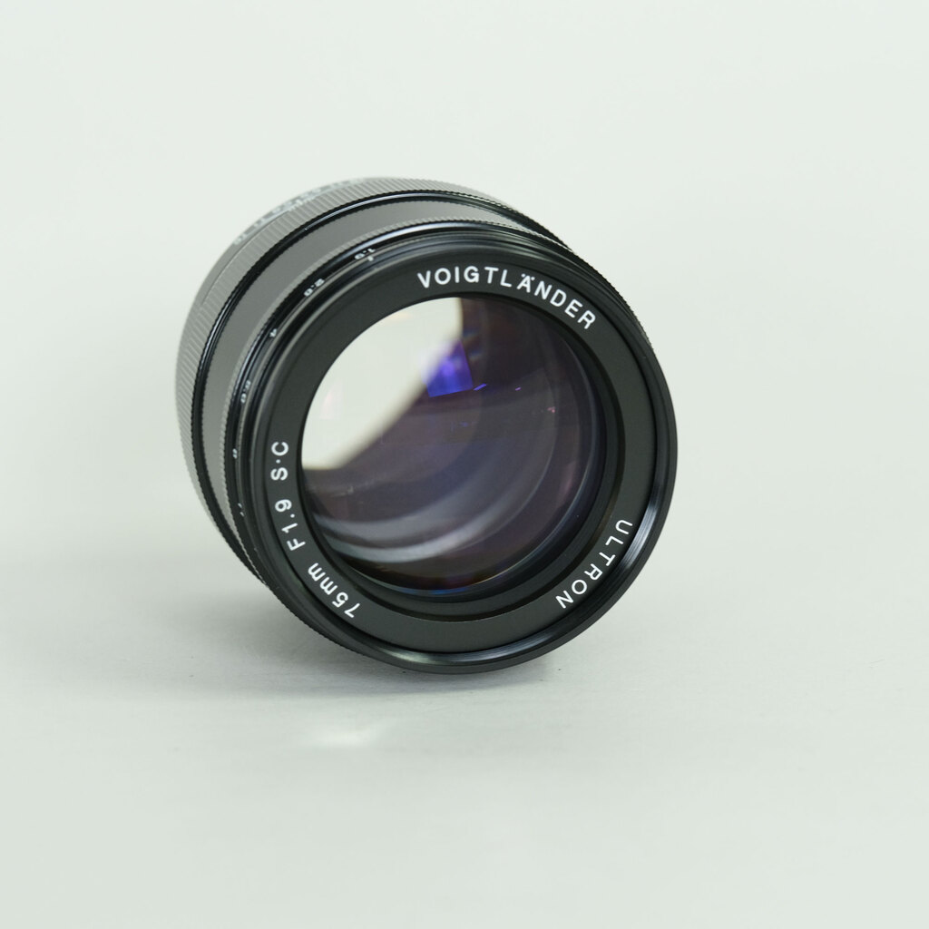 コシナ フォクトレンダー ULTRON 75mm F1.9 SC シングルコート ブラックペイント ライカM用