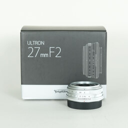 Voigtlander ULTRON 27mm F2 X-mount（フジフイルムX用） シルバー