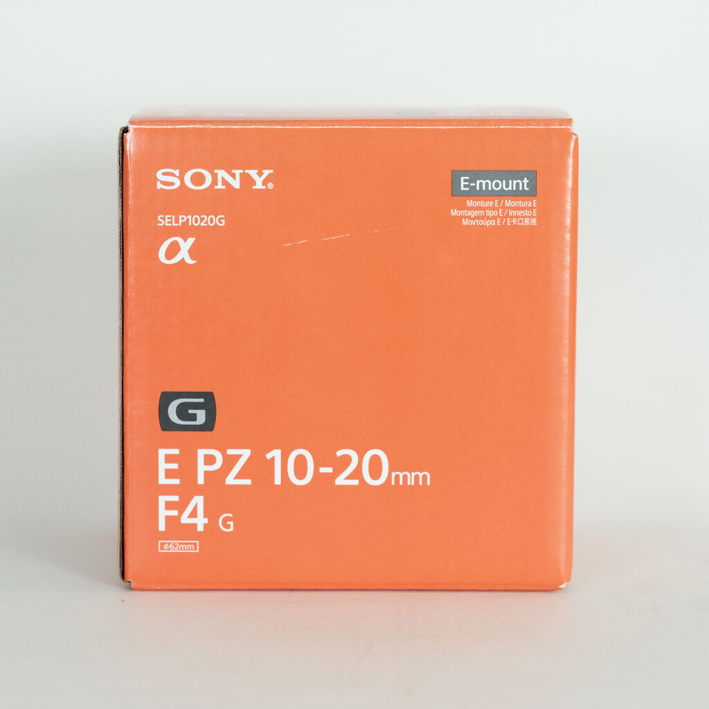 SONY E PZ 10-20mm F4 G SELP1020G