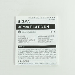 SIGMA 30mm F1.4 DC DN｜Contemporary [マイクロフォーサーズ用]
