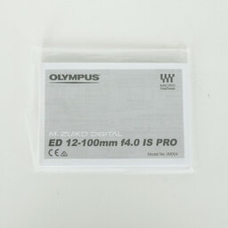 OLYMPUS M.ZUIKO DIGITAL ED 12-100mm F4.0 IS PRO