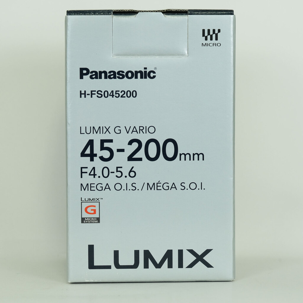 Panasonic LUMIX G VARIO 45-200mm F4.0-F5.6 MEGA O.I.S. H-FS045200 Panasonic LUMIX G VARIO 45-200mm F4.0-F5.6 MEGA O.I.S. H-FS045200