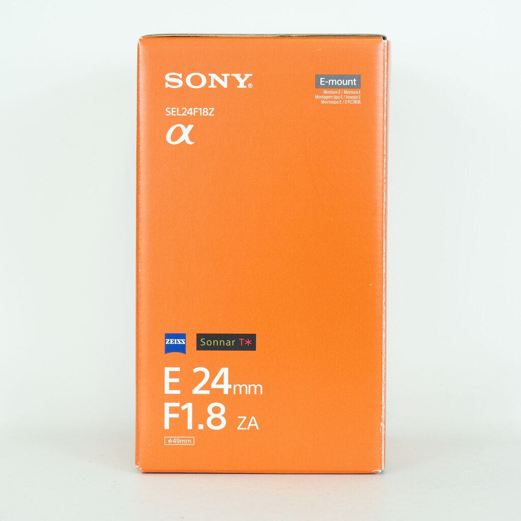 SONY Sonnar T* E 24mm F1.8 ZA SEL24F18Z