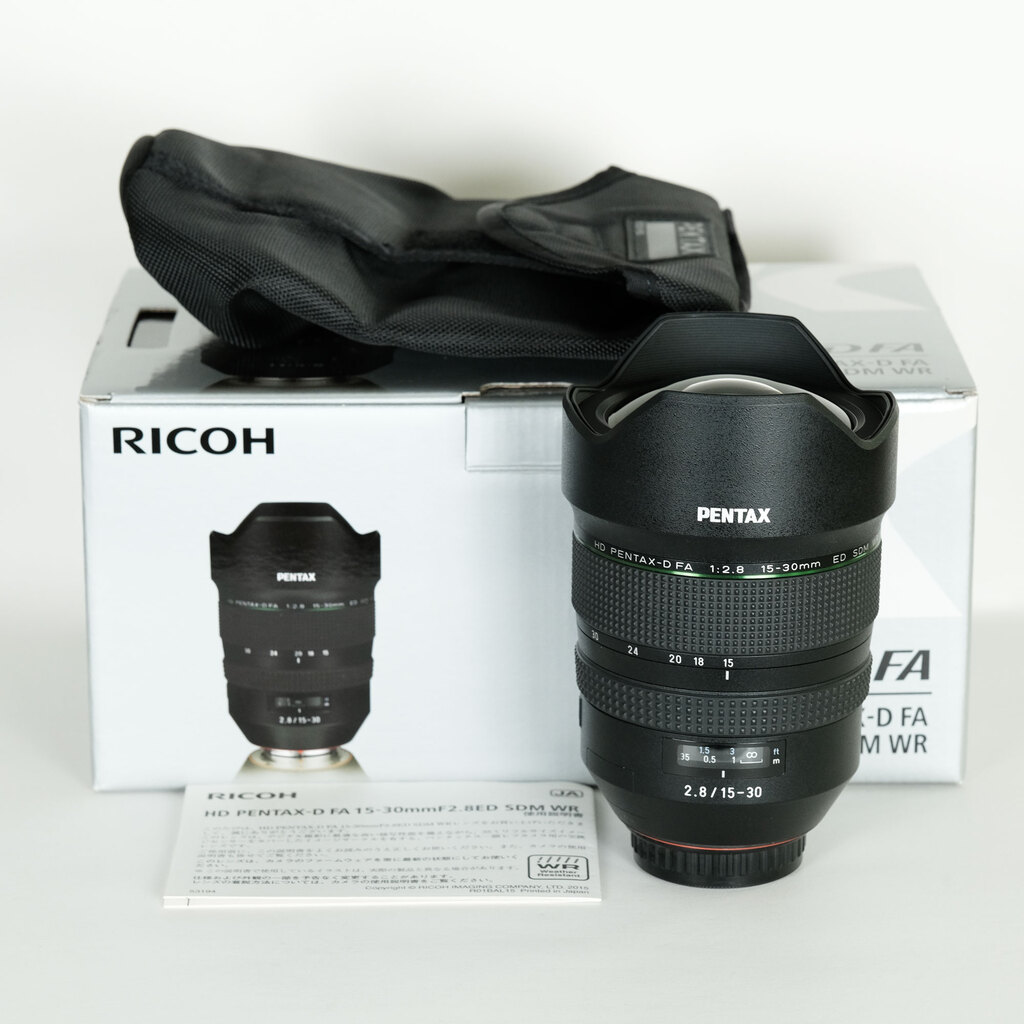 PENTAX HD PENTAX-D FA 15-30mmF2.8ED SDM WR