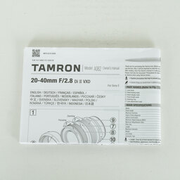 TAMRON 20-40mm F/2.8 Di III VXD(Model A062) [ソニーE用]