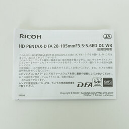 PENTAX HD PENTAX-D FA 28-105mmF3.5-5.6ED DC WR