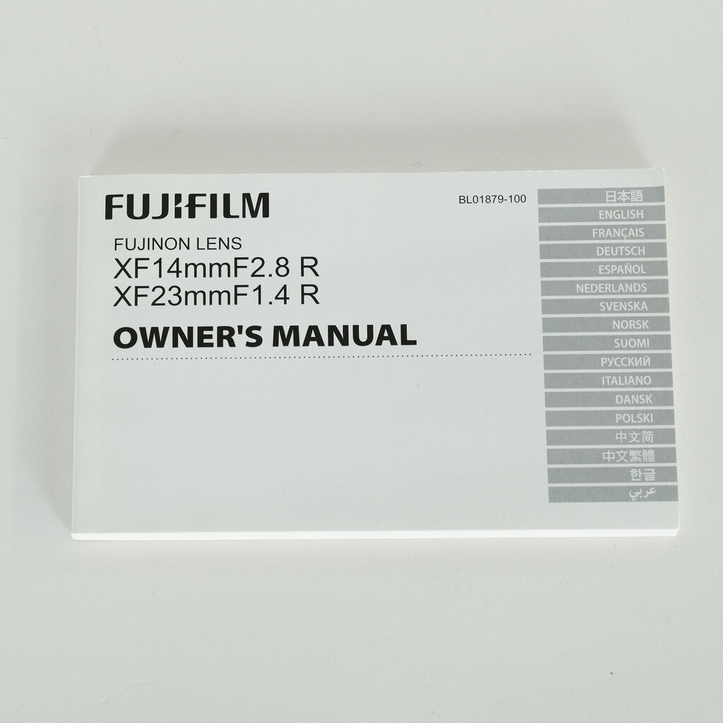 FUJIFILM XF23mmF1.4 R