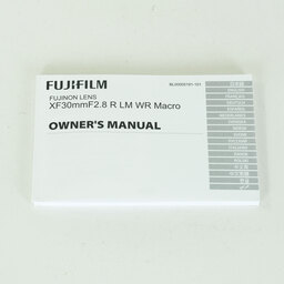 FUJIFUILM XF30mmF2.8 R LM WR Macro