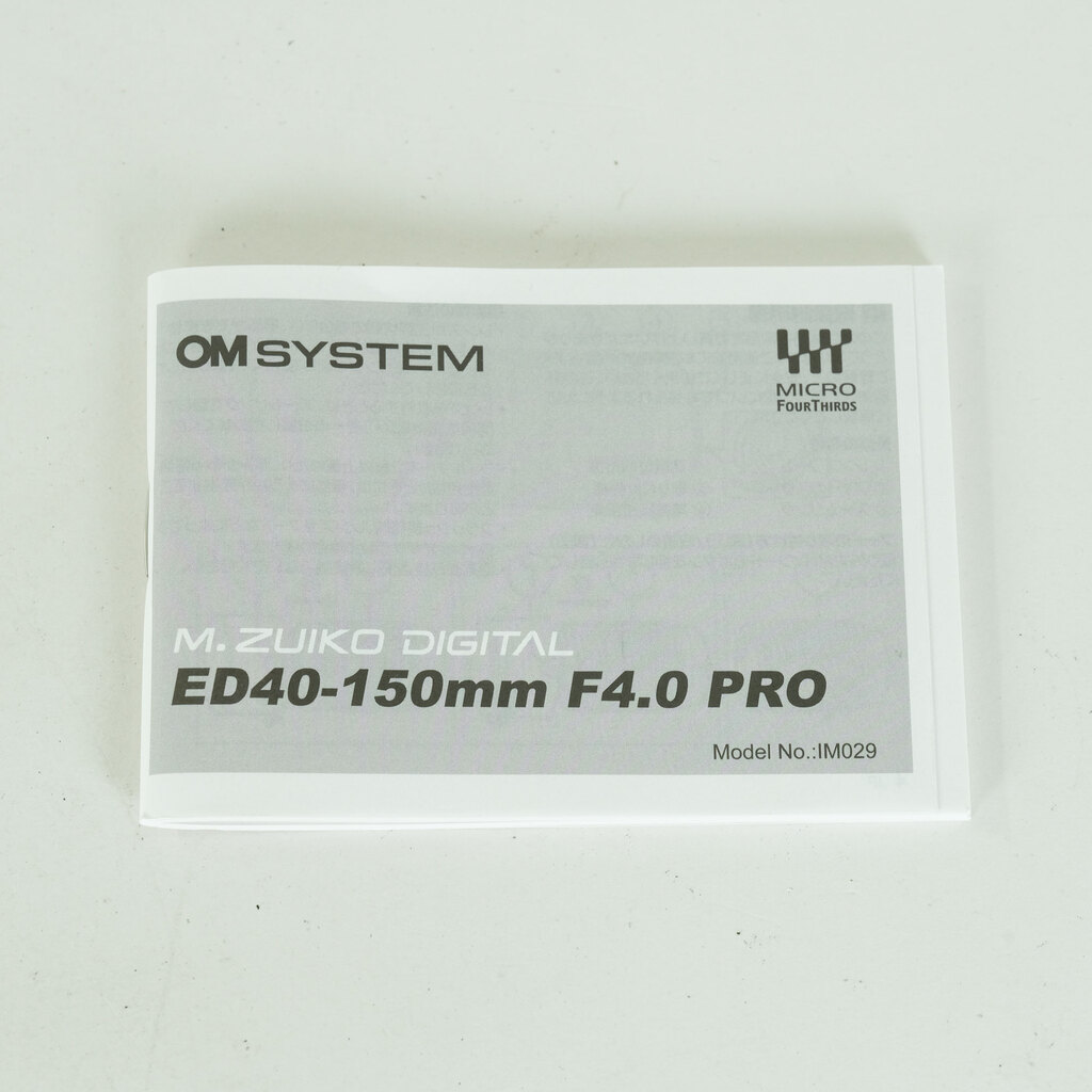 OLYMPUS M.ZUIKO DIGITAL ED 40-150mm F4.0 PRO