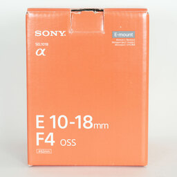 SONY E 10-18mm F4 OSS SEL1018