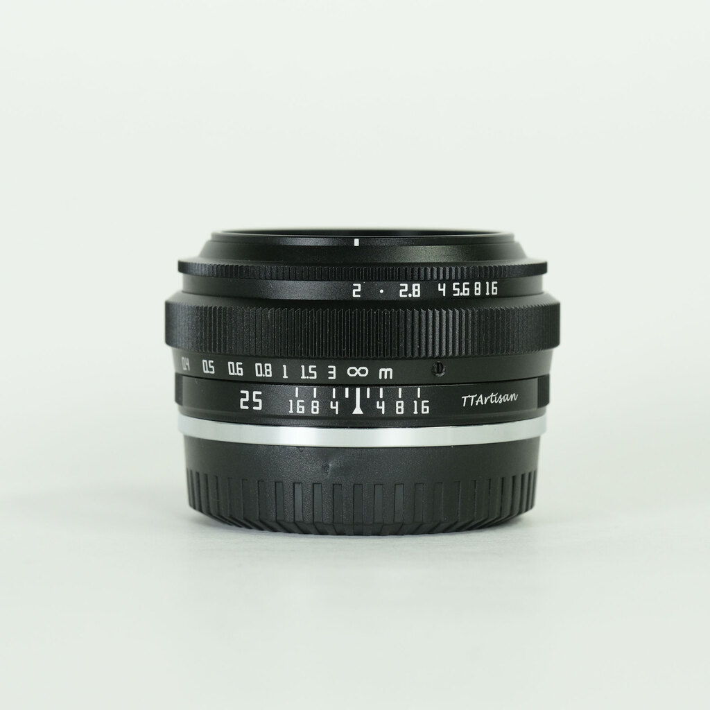 銘匠光学 TTArtisan 25mm F2 C (フジフイルムX用) ブラック 銘匠光学 TTArtisan 25mm F2 C (フジフイルムX用) ブラック
