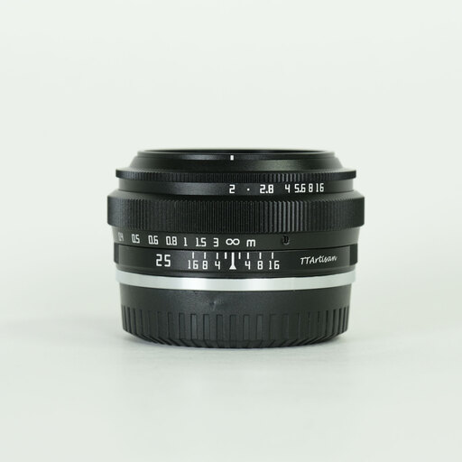 銘匠光学 TTArtisan 25mm F2 C (フジフイルムX用) ブラック 銘匠光学 TTArtisan 25mm F2 C (フジフイルムX用) ブラック