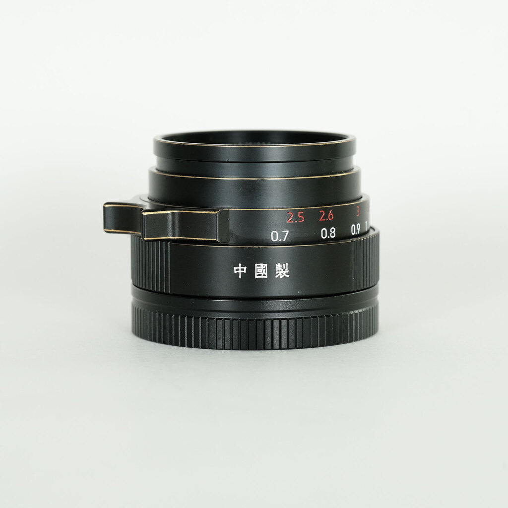 Light lens lab M 50mm f/2 ライカM用 ヴィンテージブラック セット(フード、UVフィルター付属)