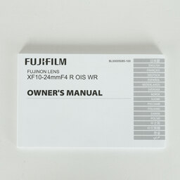 FUJIFILM XF10-24mmF4 R OIS WR