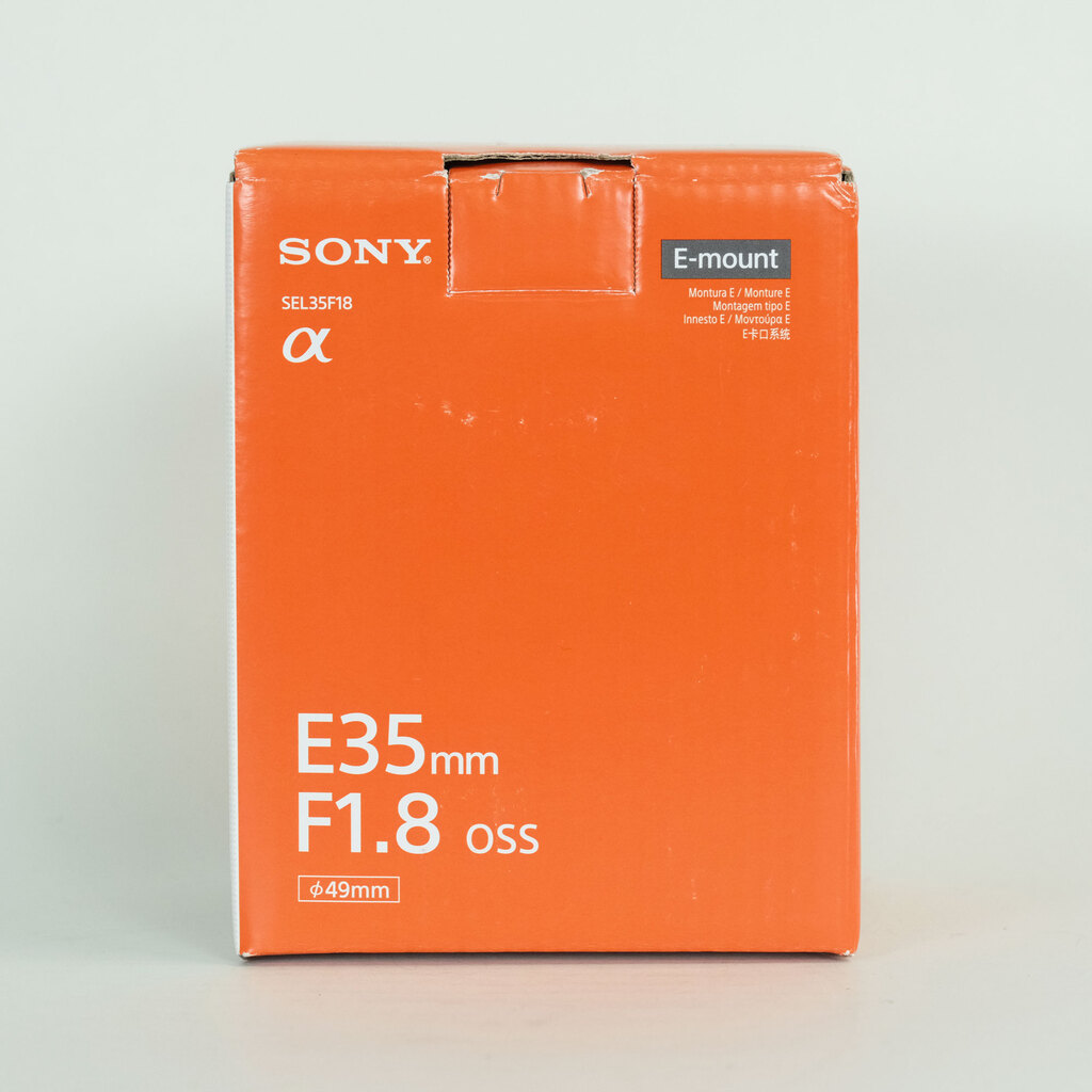 SONY E 35mm F1.8 OSS SEL35F18