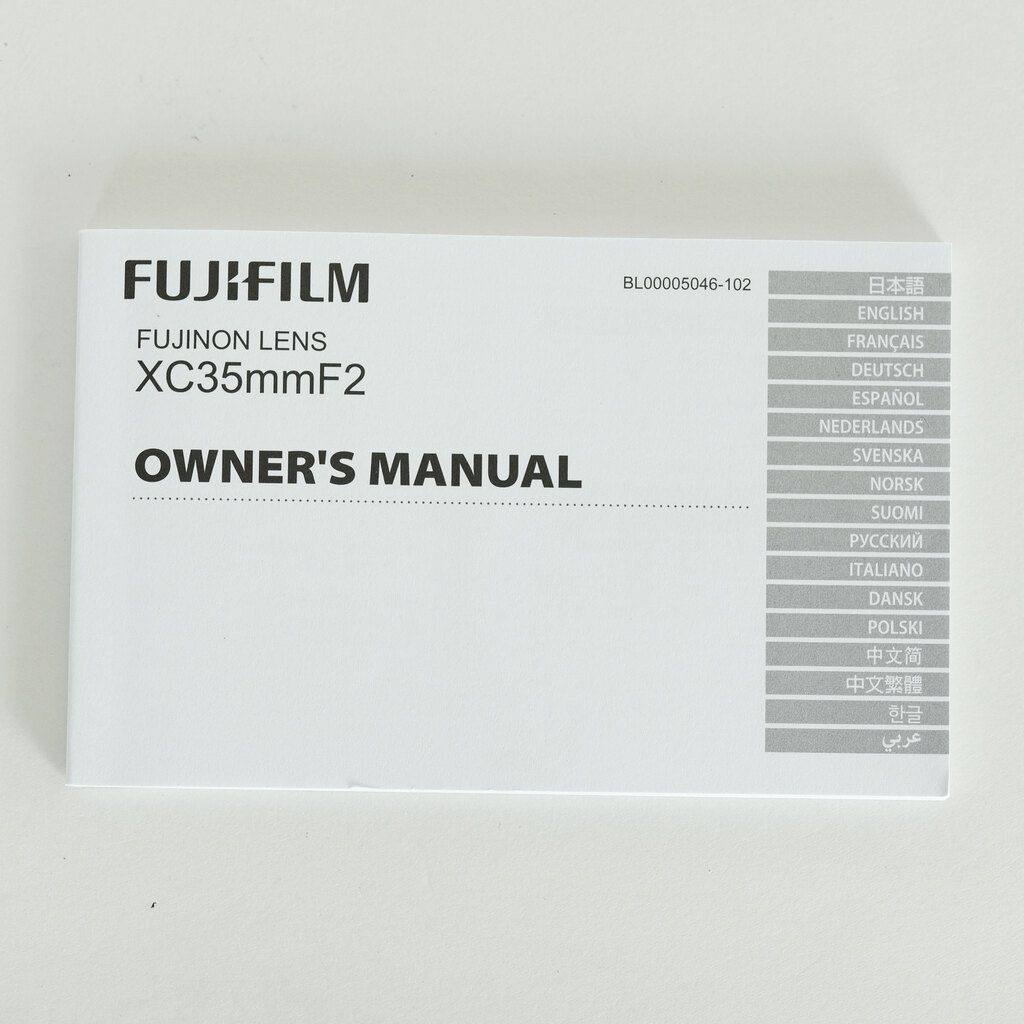 FUJIFILM XC35mmF2