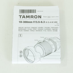 TAMRON 18-300mm F/3.5-6.3 Di III-A VC VXD (Model B061) [ソニーE用]